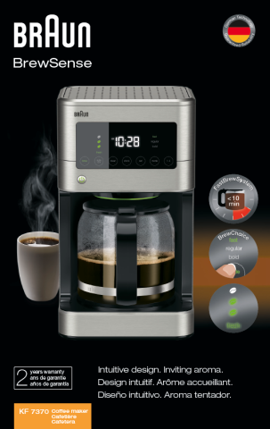 Braun KF7370SI 0X13211032 BrewSense Coffee Maker 3107 - KF7370SI Koffiezetapparaat onderdelen en accessoires