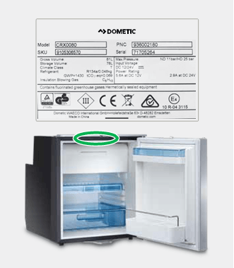 Compressor Dometic koelkasten